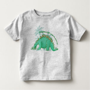 Dinosaur dit le t-shirt pour enfants Stegosaurus