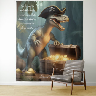 Dinosaur Forêt Casquette Pirate Tapisserie personn