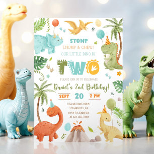 Dinosaur Invitation Anniversaire, Dinosaure ÉDITAB