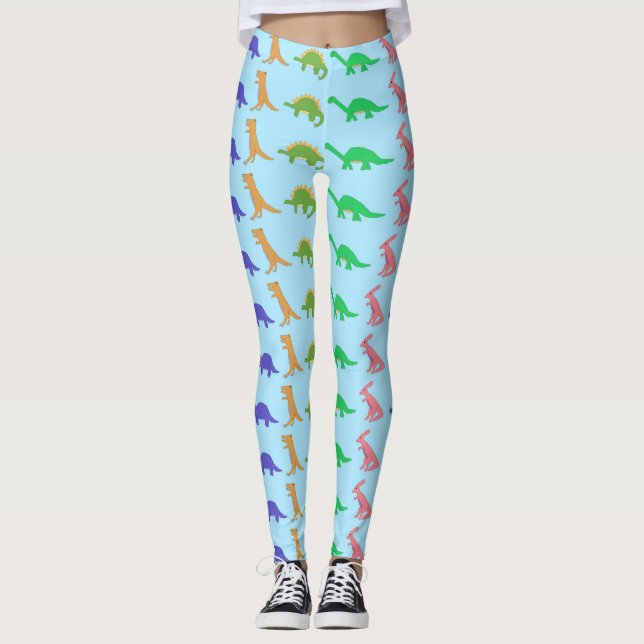 Dinosaur Parade leggings (Devant)