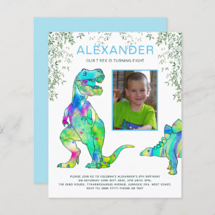 Dinosaur Roar Anniversaire de la fête Photo Budget