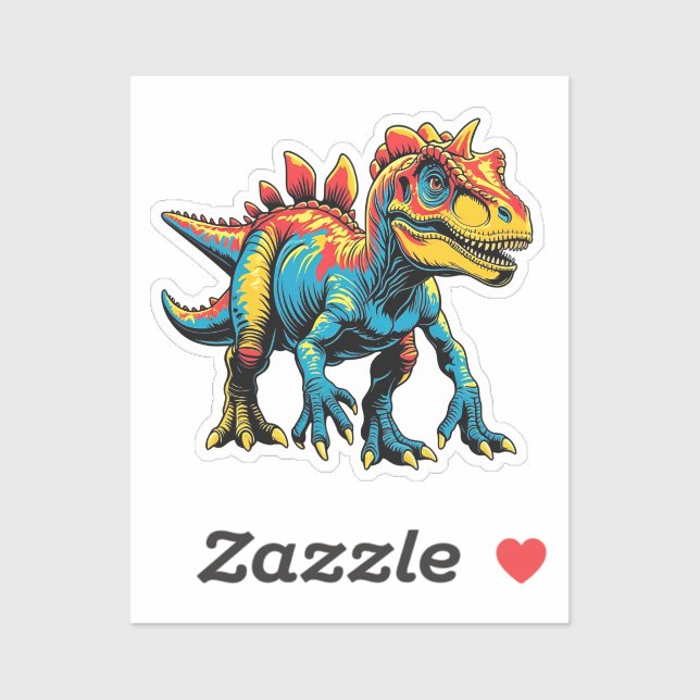 Dinosaur Stickers (Feuille)