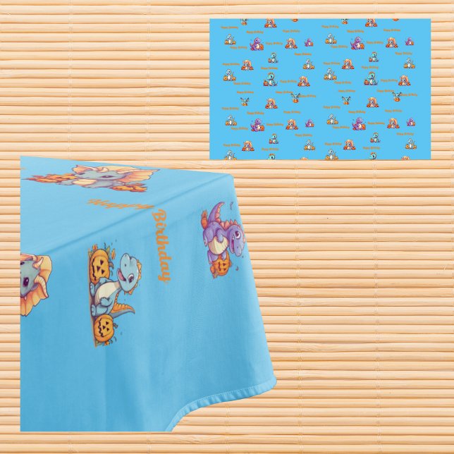 Dinosaur Thème Nappe pour Enfants Anniversaire (Créateur téléchargé)