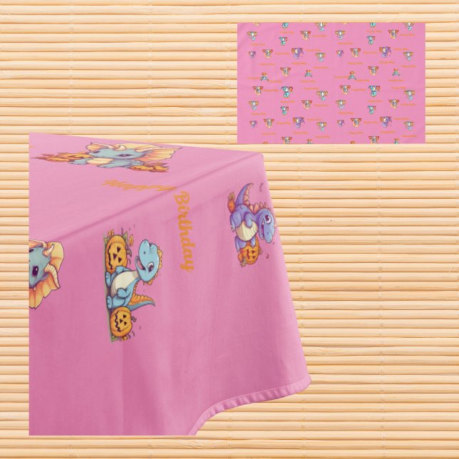 Dinosaur Thème Nappe pour Enfants Anniversaire (Créateur téléchargé)