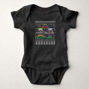 Dinosaur Vilain Sweat de Noël Drôle cadeau de Noël