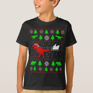 Dinosaur Vilain Sweat de Noël pour adultes