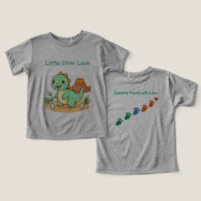 Dinosaure Amusant à la Mode (Design Recto & Verso)