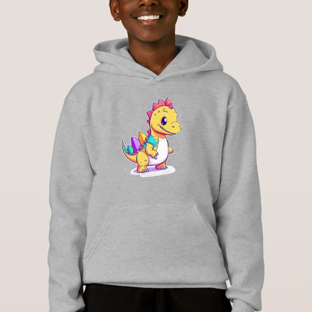 Dinosaure bébé mignonne Design pour les enfants T- (Devant)