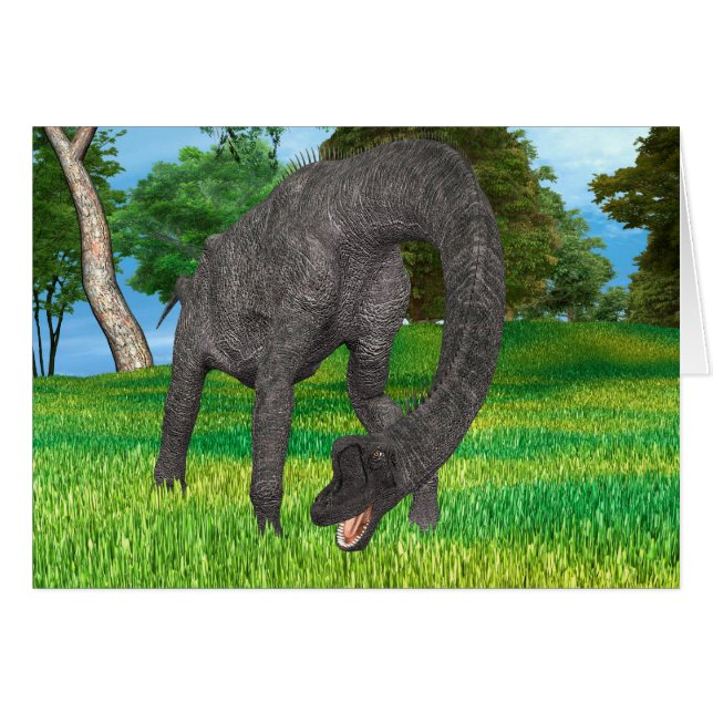 Dinosaure Brachiosaure (Devant horizontal)
