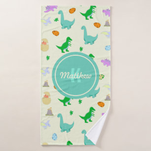 Dinosaure coloré & Oeufs Motif Enfants Garçons Mon