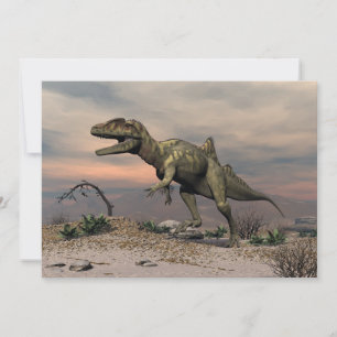 Dinosaure concavenateur dans le désert