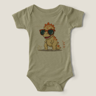 Dinosaure Cool avec des Lunettes de Soleil Drôle E