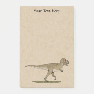 Dinosaure crétacé Tyrannosaurus rex Post-it Note
