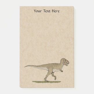 Dinosaure crétacé Tyrannosaurus rex Post-it Note