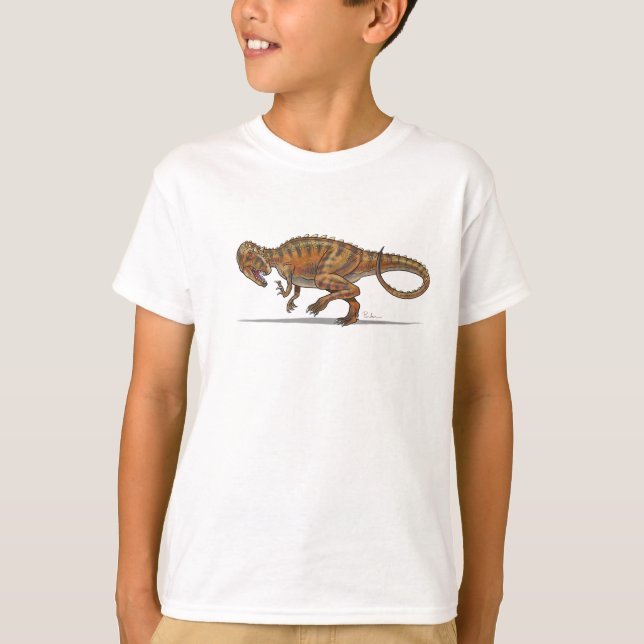 Dinosaure d'Allosaurus de T-shirt d'enfants (Devant)