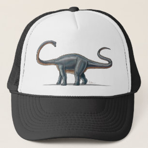 Dinosaure d'Apatosaurus de casquette de baseball