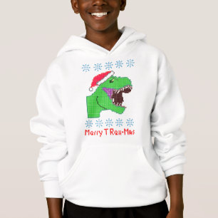 Dinosaure de fête de Noël de "joyeux Rex-MAS de 