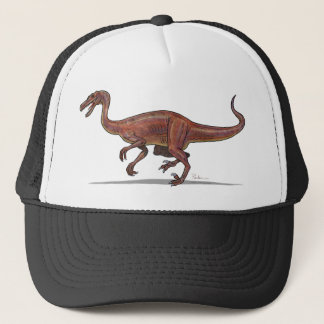 Dinosaure de Troodon de casquette de baseball