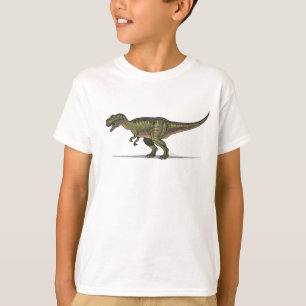 Dinosaure de Tyrannosaurus de T-shirt d'enfants