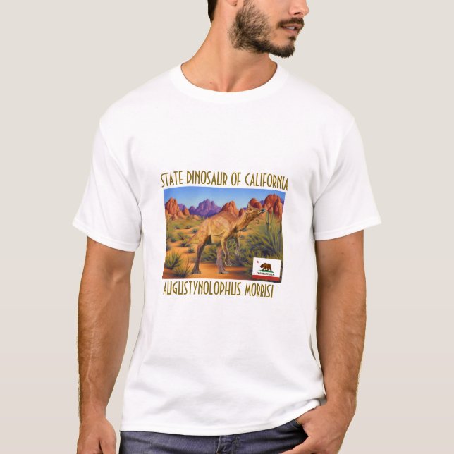 Dinosaure D'État De Californie T-Shirt (Devant)