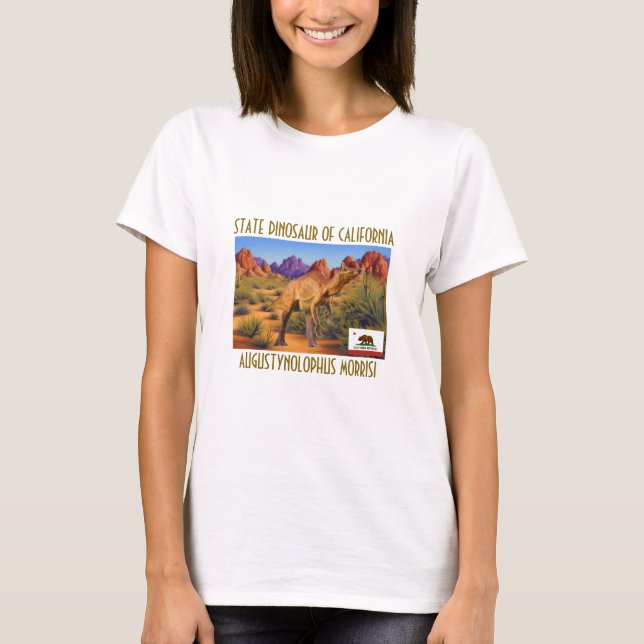 Dinosaure D'État De Californie T-Shirt (Devant)