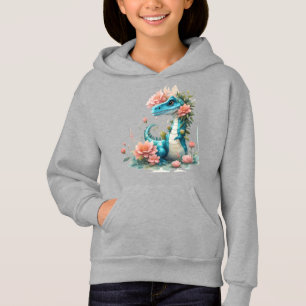 Dinosaure floral mou