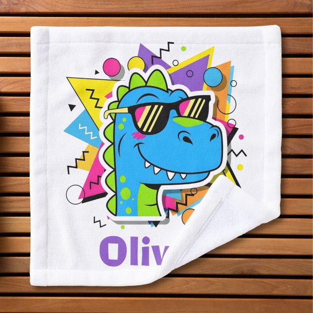 Dinosaure funky des années 90 avec lunettes de sol (Créateur téléchargé)