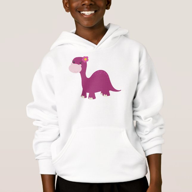 Dinosaure mignon, Dinosaure fille, Dinosaure rose,