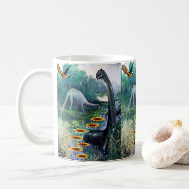 dinosaure mug (Avec donut)