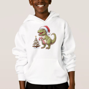 Dinosaure sucre de canne de Noël mignon