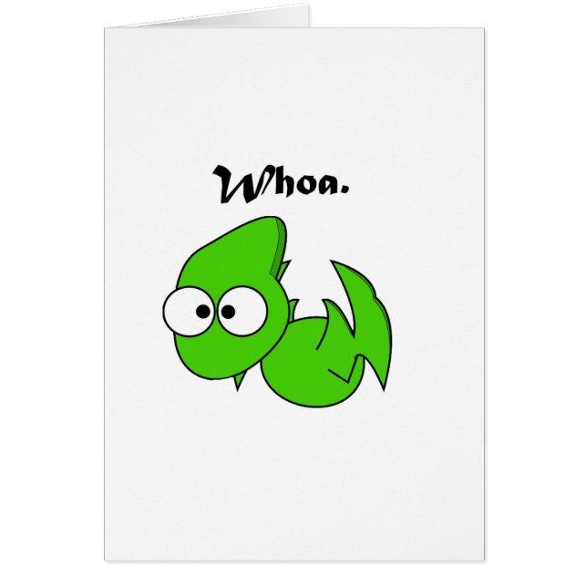 Dinosaure vert Pterodactyle ou dessin de dragon Wh (Devant)