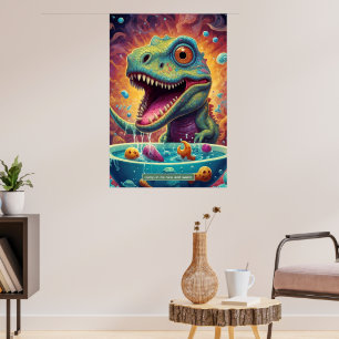 Dinosaures dans l'espace : Posters de collection d