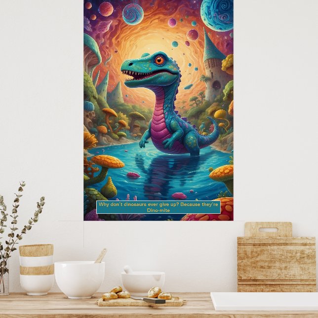 Dinosaures dans l'espace : Posters de collection d (Cuisine)