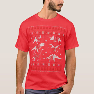 Dinosaures de Noël moche Sweat de Noël T