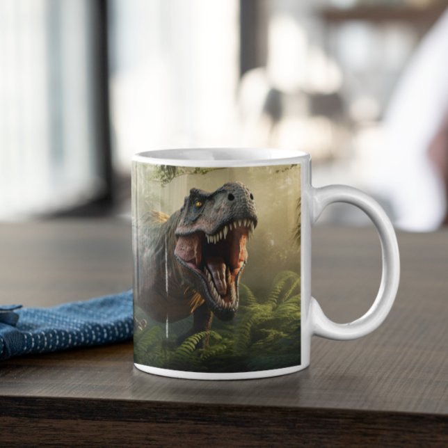 Dinosaures Effrayant & mignon version 1 Mug (Dinosaurs Scary & Cute version 1 Mug
)