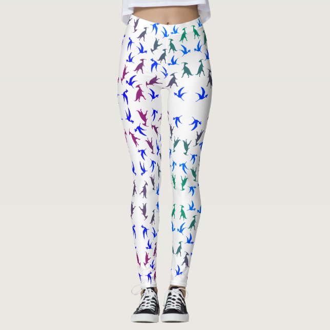 Dinosaures Leggings Personnalisés (Devant)