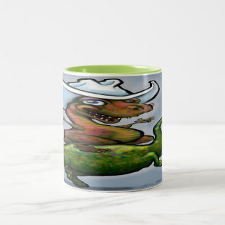 Dinosaures Mug à café à deux tons