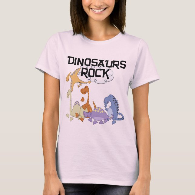 Dinosaures Rock Tshirts et cadeaux (Devant)