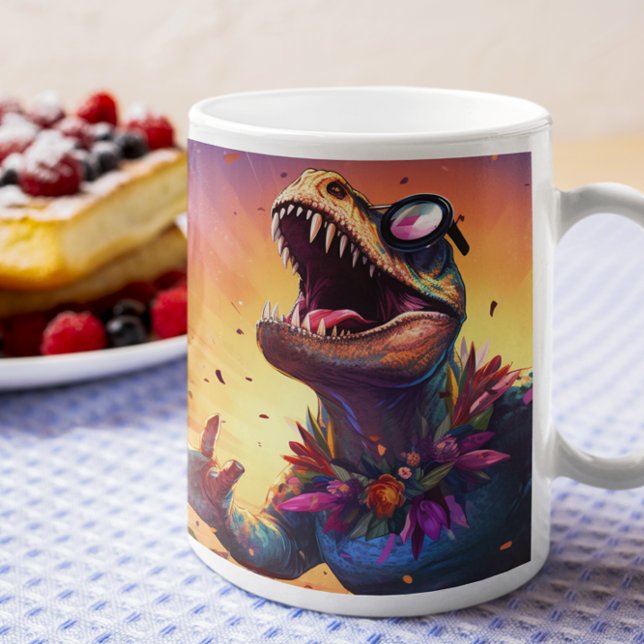 Dinosaures Scary & mignon version 12 Mug (Dinosaurs Scary & Cute version 12 Mug
)