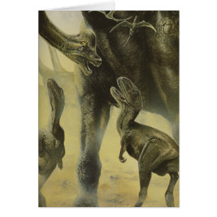 Dinosaures Vintage, Torvosaurus et Brachiosaurus