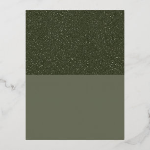 D'invitation À Feuilles D'aluminium Texture de Bruit sur Carte Postale Vert Mousse (Su