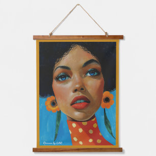 Dionne par KAB Wood Tachetée Tapisserie murale