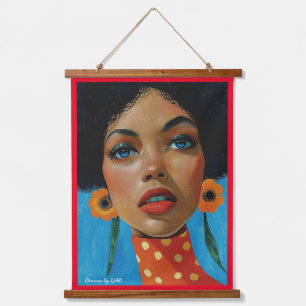 Dionne par KAB Wood Tachetée Tapisserie murale