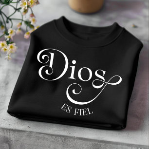 Dios Es Fiel Chrétien T-shirt Espagnol