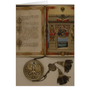 Diploma de prince investissant Otto von Bismarck