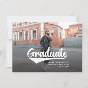 Diplôme 2024 Photo moderne Faire-part d'études sup