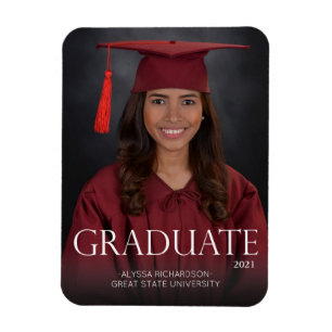 Diplômé de 2e année et de la photo Magnet Darker