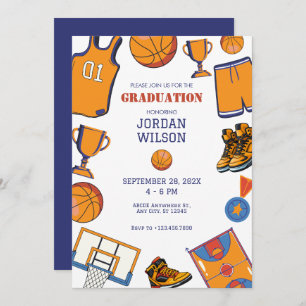 Diplôme de baketball Invitation