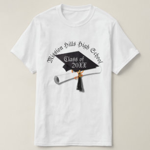Diplôme de Casquette de deuxième année T-shirt