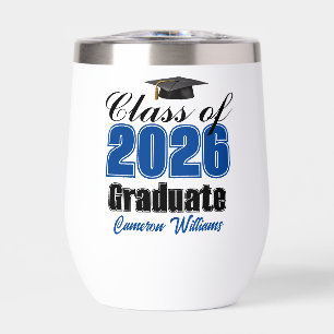 Diplômé de la promotion 2026 bleu personnalisé